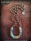 LUCK ADORNED - Lucky Horseshoe Necklace 1012