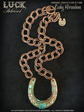 LUCK ADORNED - Lucky Horseshoe Necklace 1013