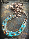 LUCK ADORNED - Lucky Horseshoe Necklace 1021
