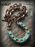 LUCK ADORNED - Lucky Horseshoe Necklace 1028