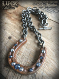 LUCK ADORNED - Lucky Horseshoe Necklace 1030