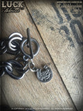 Lucky Horseshoe necklace, horseshoe necklace, good luck, jewelry, lucky jewelry, necklace, big, chunky, bold & badass, jewelry