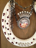 Believe Luck Adorned Lucky Horseshoe Art