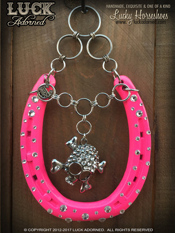 HOT PINK SKULLY